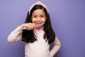 dallas kids brushing and flossing