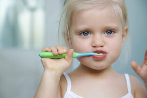 dallas brushing teeth for kids