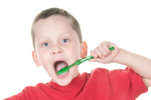 dallas kids brushing and flossing